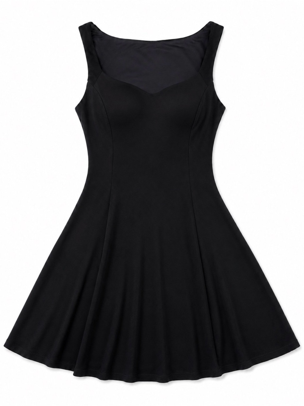 Halara Black Fit & Flare Athletic Mini Dress Sleeveless size S